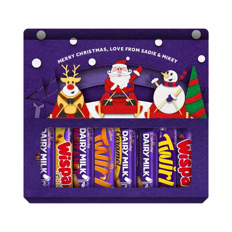 Personalised Cadbury Christmas Selection Box | Funky Hampers