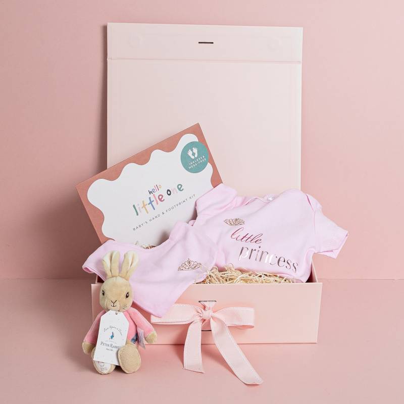 Deluxe New Baby Girl Gift Box