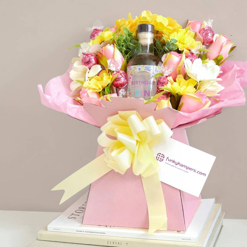 Happy Birthday Gin Bouquet Happy Birthday Gin Bouquet