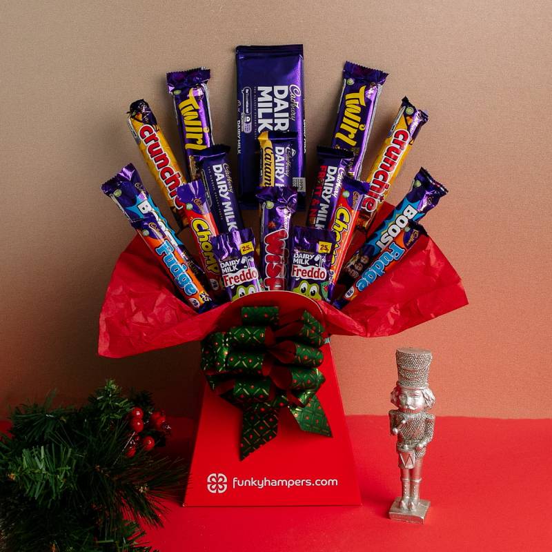 The Deluxe Cadburys Christmas Chocolate Bouquet The Deluxe Cadburys Christmas Chocolate Bouquet