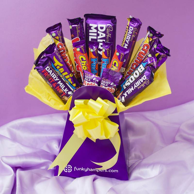 The Deluxe Cadburys Chocolate Bouquet The Deluxe Cadburys Chocolate Bouquet