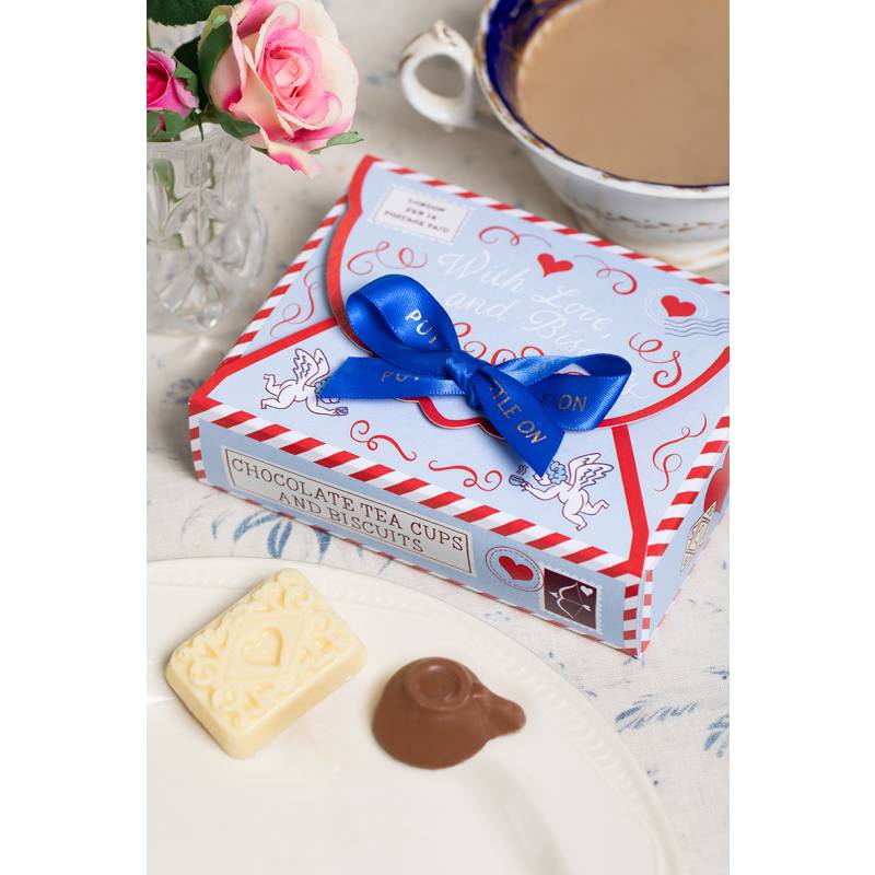 Chocolate Tea Cups and Biscuits Chocolate Tea Cups and Biscuits