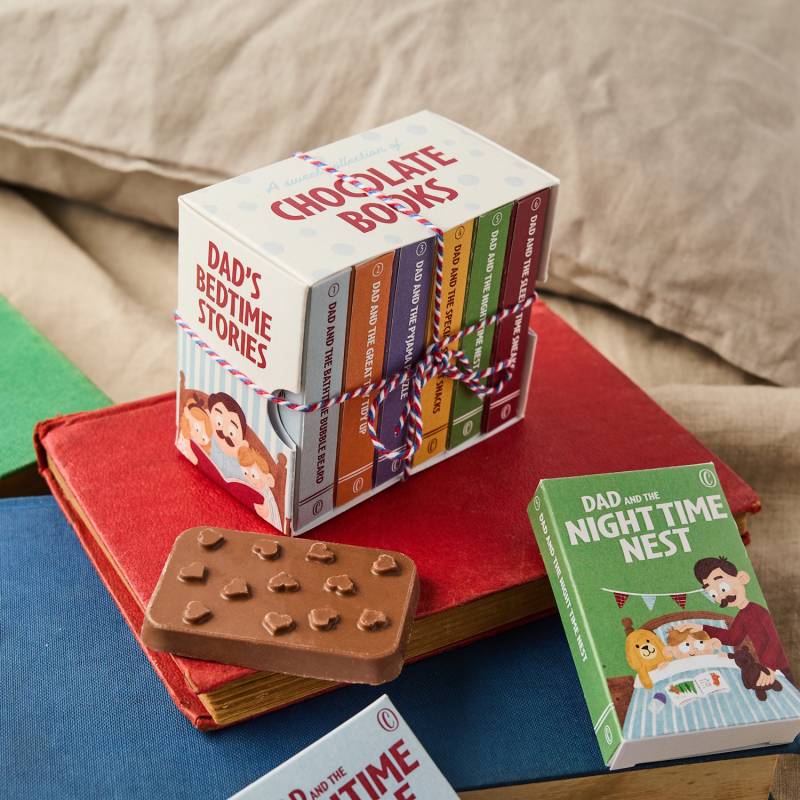 Dad’s Bedtime Stories Chocolate Gift – Six Mini Chocolate Books Gift Box for Dad Dad’s Bedtime Stories Chocolate Gift – Six Mini Chocolate Books Gift Box for Dad