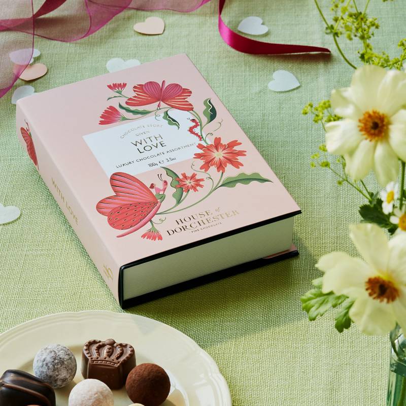 House of Dorchester With Love Luxury Chocolate Book Box House of Dorchester With Love Luxury Chocolate Book Box
