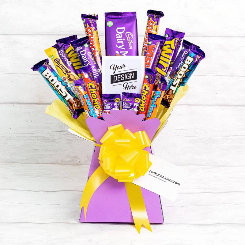 The Deluxe Cadburys Chocolate Pic Bouquet The Deluxe Cadburys Chocolate Pic Bouquet