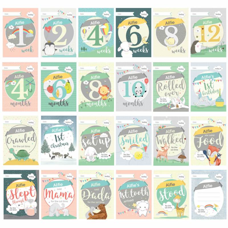 Personalised Baby Cards For Milestone Moments