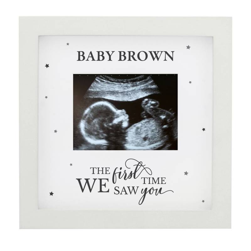 Personalised 'All Things Grow' 4 x 3 Baby Scan Frame